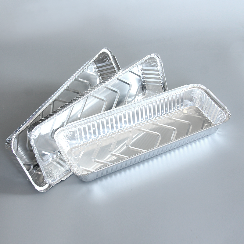 1400 ml aflange aluminiumsfoliebeholder IK350